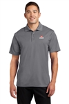Gray Dry-fit Short Sleeve Polo Tall