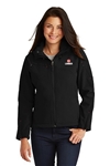 Port Authority Ladies Textured Hooded Soft Shell Jacket-L706