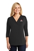 Port Authority Ladies Concept 3/4-Sleeve Soft Split Neck Top -LK5433