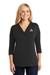 Port Authority Ladies Concept 3/4-Sleeve Soft Split Neck Top -LK5433