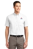 Short Sleeve Button Down Shirt - White Tall